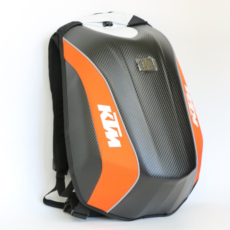 Sac à dos de moto Sac à dos rigide en fibre de carbone pour moto Sac à dos de course d'extérieur Sac à dos de conduite de course