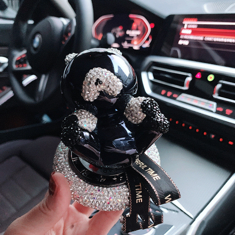 Décoration de parfum de voiture Siège de parfum diamant Siège de voiture solide Décoration d'aromathérapie