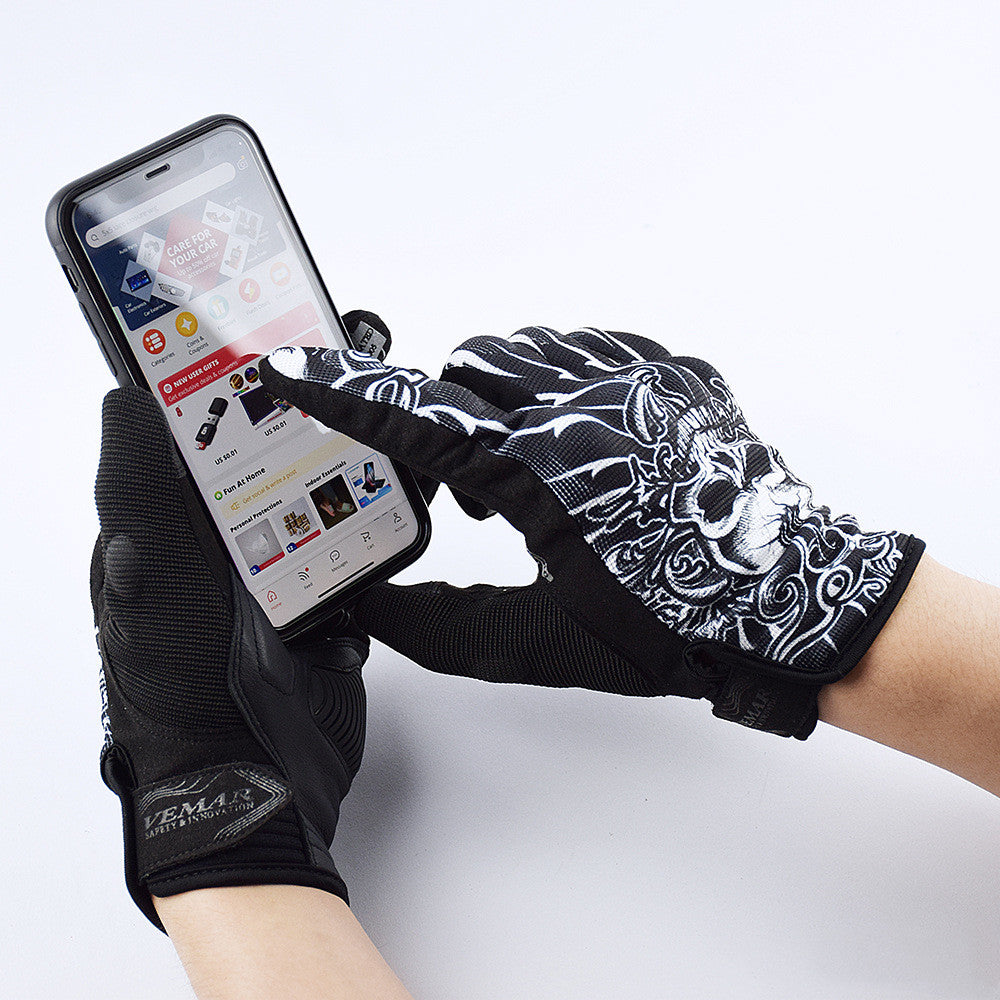 Nouveaux Gants de Moto d'Été Respirants en Maille Équipement de Sport de Cyclisme Tout-Terrain