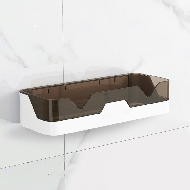 Support de toilette sans perforation murale Cuisine Salle de bain Toilette Rangement mural pour brosse à dents et cosmétiques