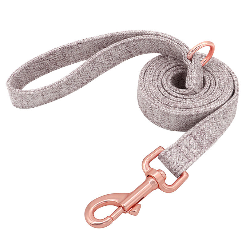 Gravure de collier pour chien de compagnie Collier anti-perte Golden Retriever Chien moyen et grand Teddy Laisse de collier pour petit chien