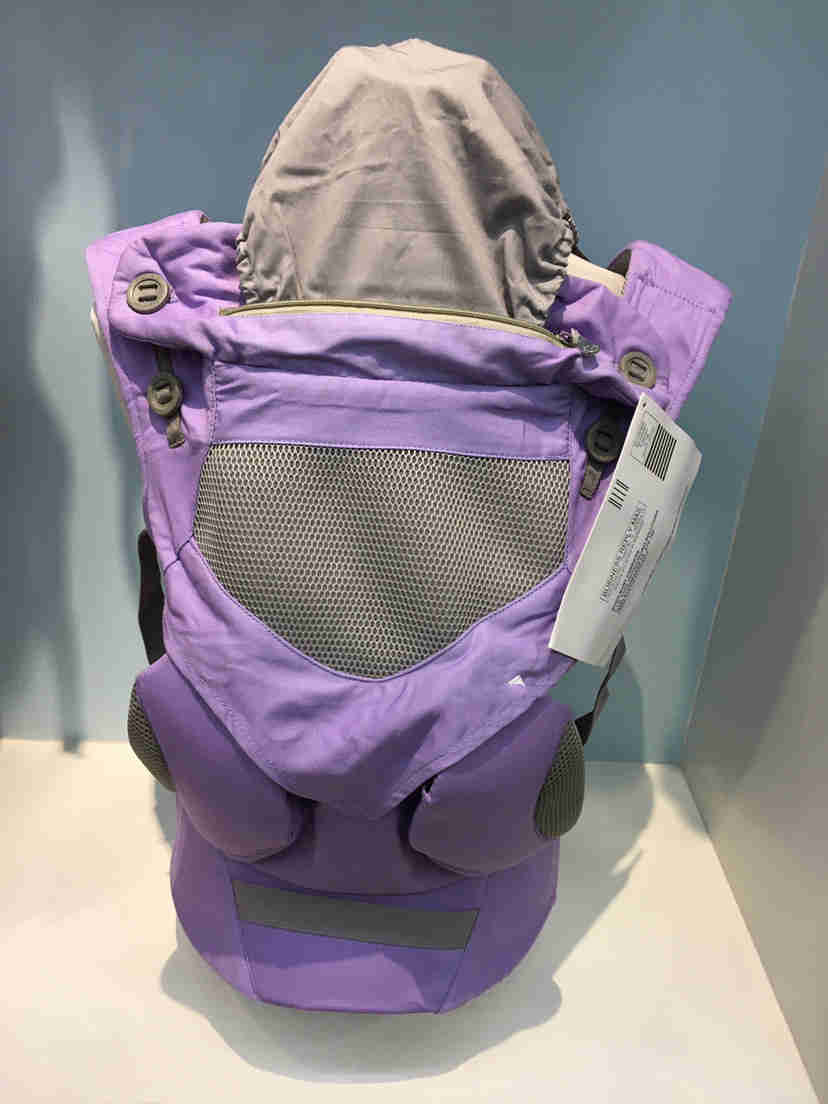 Breathable Baby Carrier With Four-style Back Bag To Hold Newborn In Front