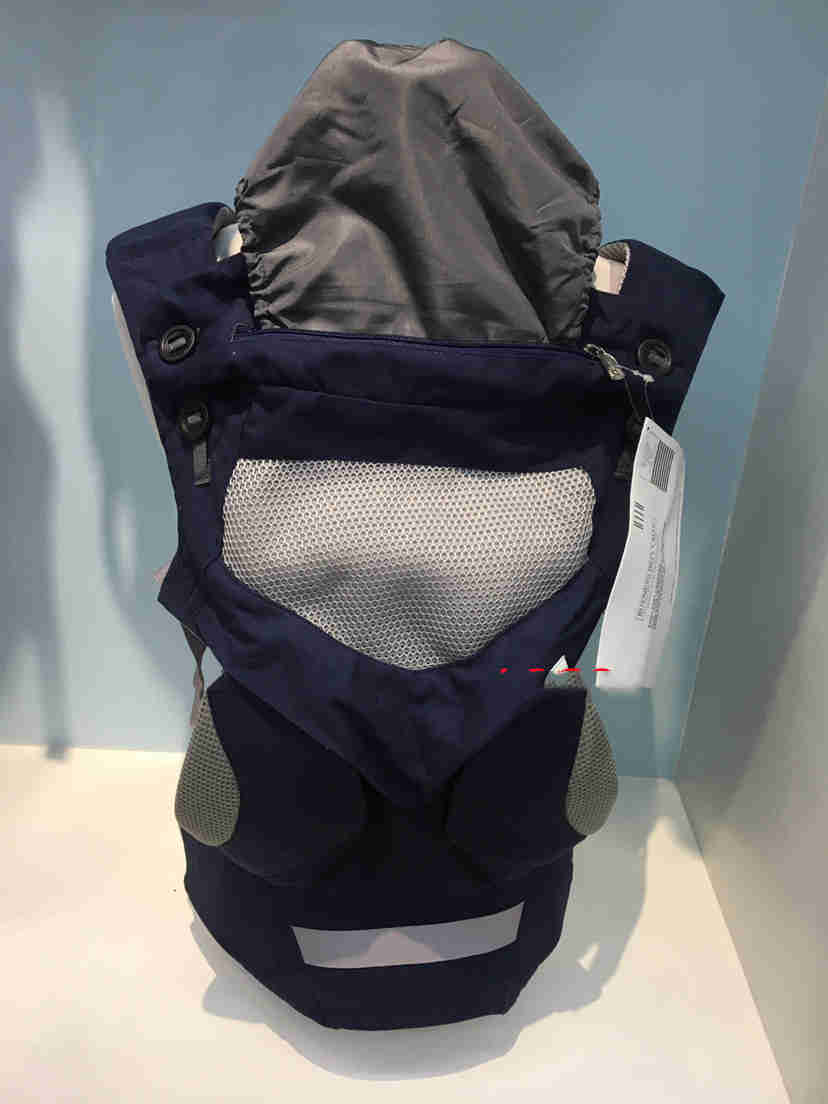 Breathable Baby Carrier With Four-style Back Bag To Hold Newborn In Front
