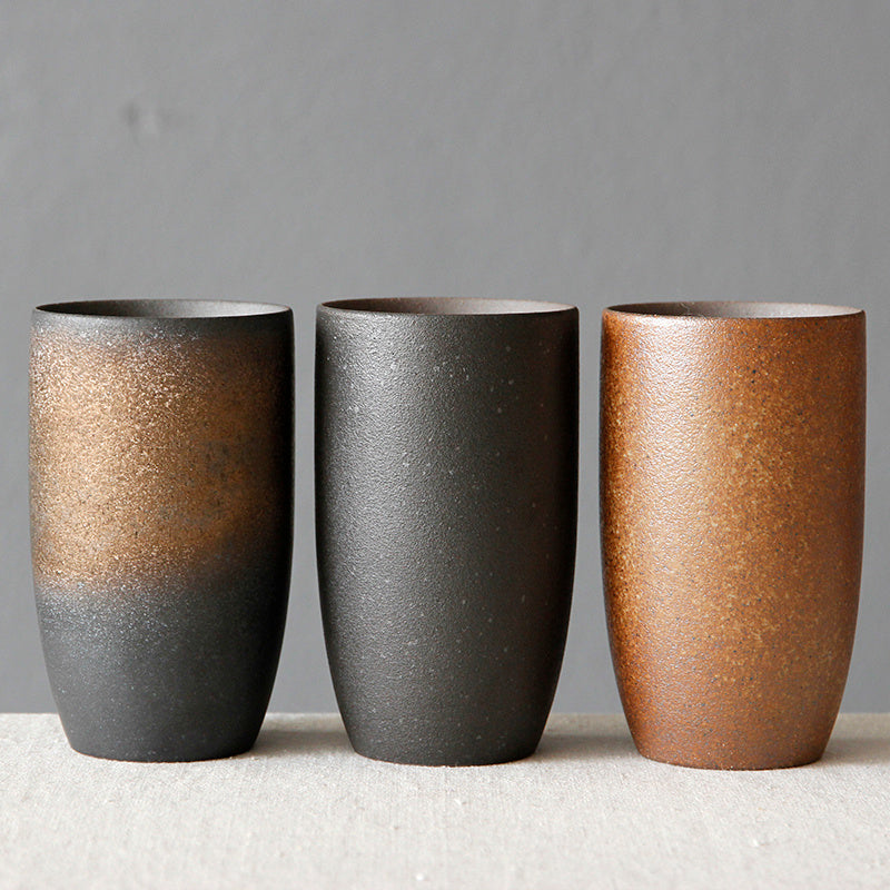Retro Style Handmade Ceramic Individual Mug Stoneware Water Cup Coffee Cup