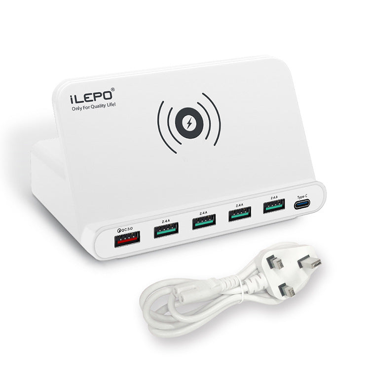 Decorative Picture 60W Six-Port Charger Pd18W Intelligent Multi-Port