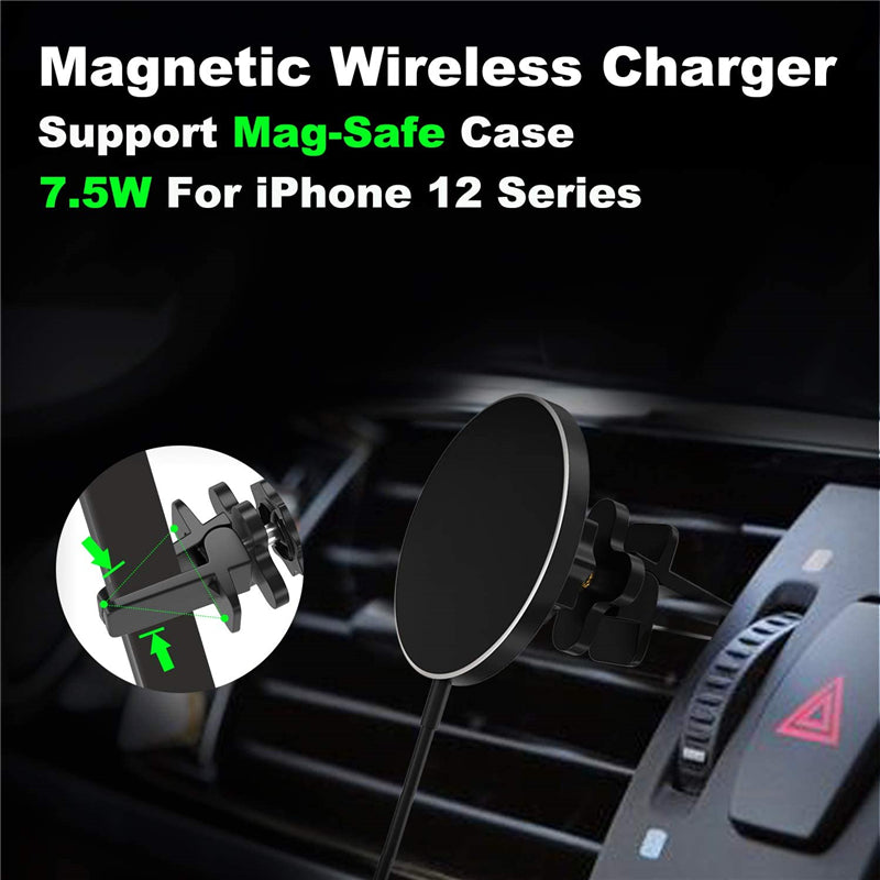 Chargeur magnétique sans fil de voiture 15W