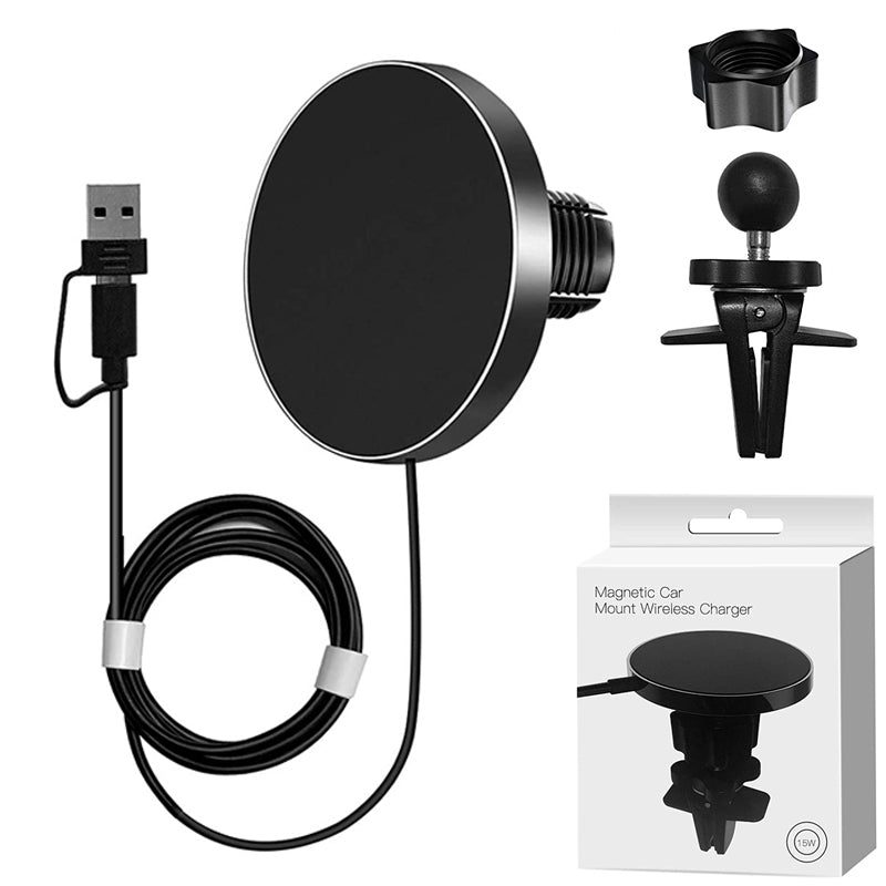 Chargeur magnétique sans fil de voiture 15W