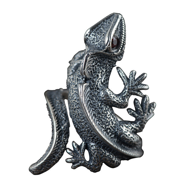 Silver Vintage Thai Silver Craft Ring Wholesale Cross-Border