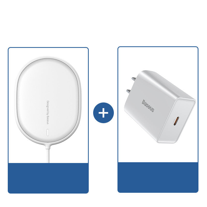 Compatible with , Wireless Charger For Mobile Phone Mini Magnetic 15W Fast Charge