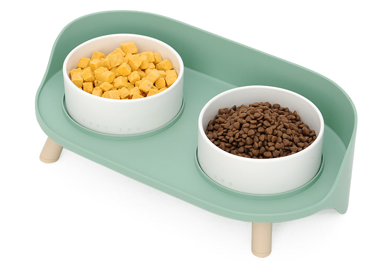 Gamelle en céramique pour chat, protège les vertèbres cervicales, double gamelle pour nourriture, gamelle pour chat, gamelle pour chien, produits pour animaux de compagnie