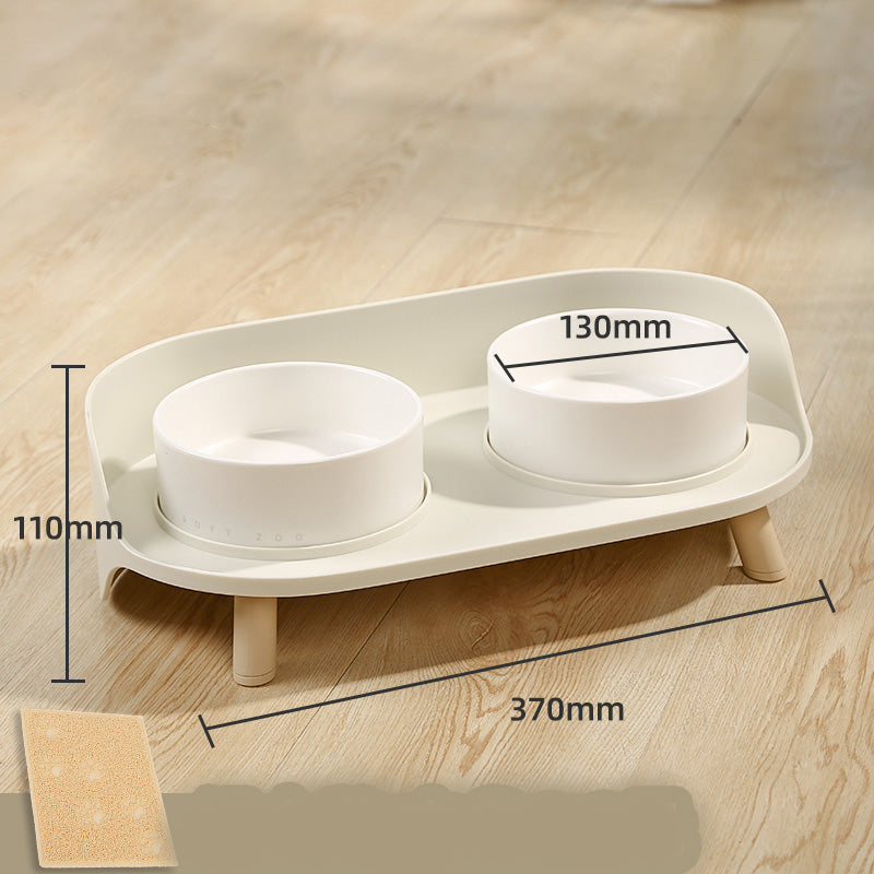 Gamelle en céramique pour chat, protège les vertèbres cervicales, double gamelle pour nourriture, gamelle pour chat, gamelle pour chien, produits pour animaux de compagnie