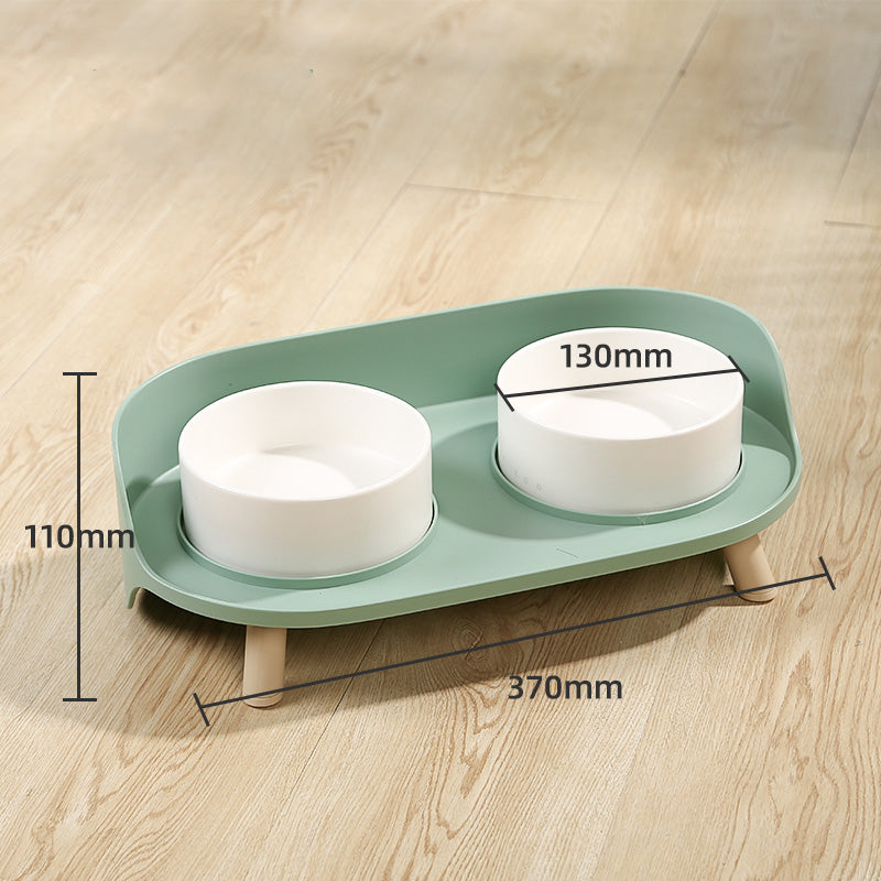 Gamelle en céramique pour chat, protège les vertèbres cervicales, double gamelle pour nourriture, gamelle pour chat, gamelle pour chien, produits pour animaux de compagnie