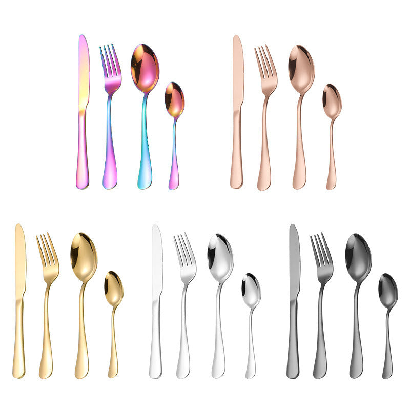 Creative Stainless Steel Western Tableware Set