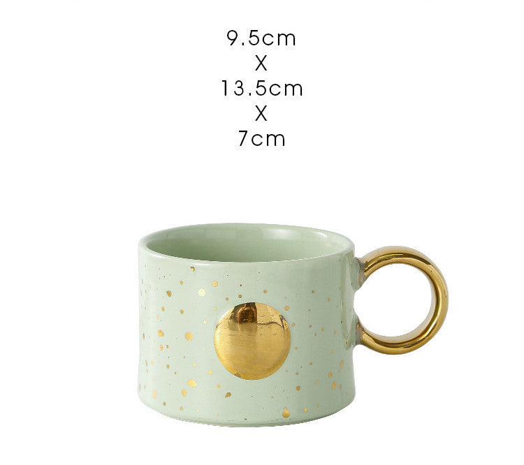 Tasses de couple en céramique tendance, tasses à café