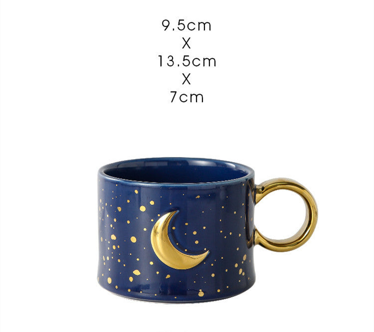 Tasses de couple en céramique tendance, tasses à café