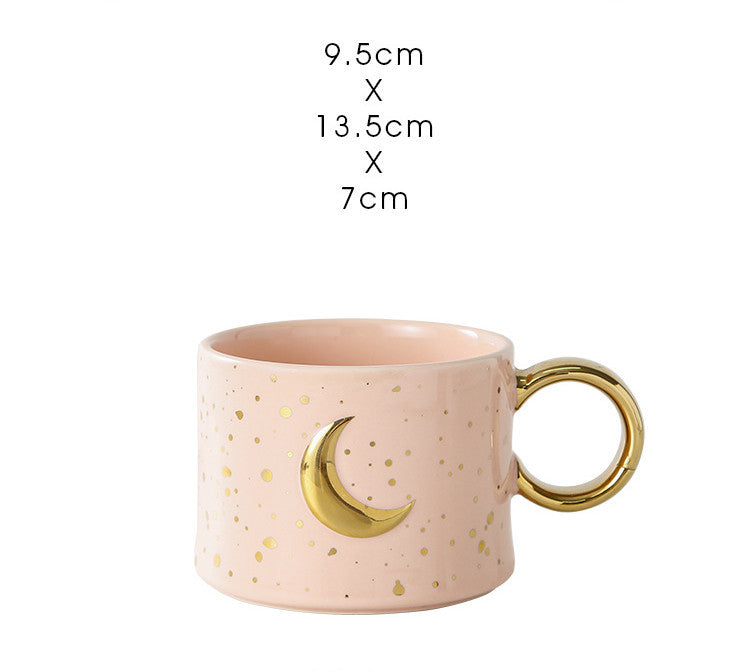 Tasses de couple en céramique tendance, tasses à café