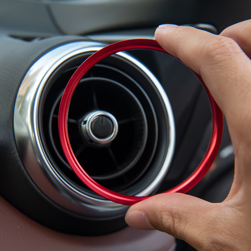 Autocollant de protection intérieur pour bague de ventilation de climatisation