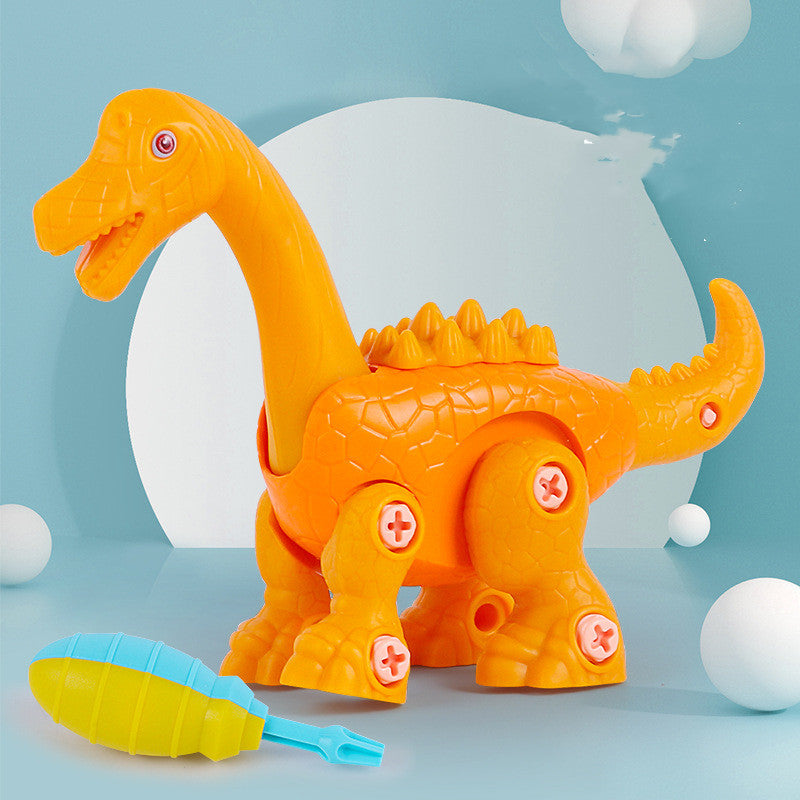 DIY Puzzle Assembly Electric Drill Disassembly And Assembly Dinosaur Toy