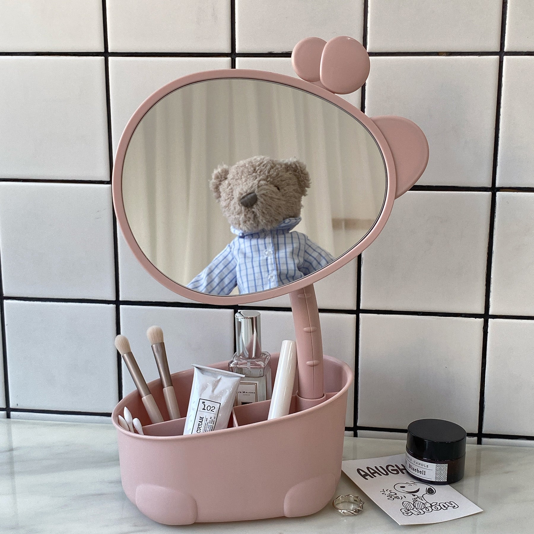 Cute Desktop Desktop Makeup Mirror Dormitory Net Red Mirror