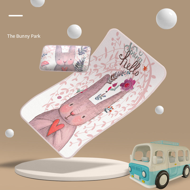 Soft Ice Silk Baby Mat Mat
