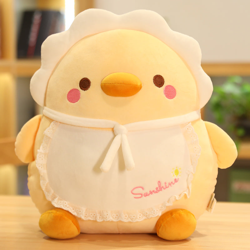 Jouets en peluche rembourrés doux ours poussin animaux de dessin animé pingouin cochon phoque oreiller poupée enfant coussin cadeau pour enfants