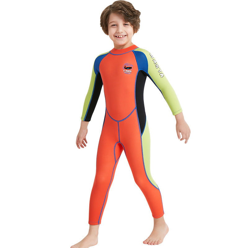 Men's One-Piece Long-Sleeved Wetsuit