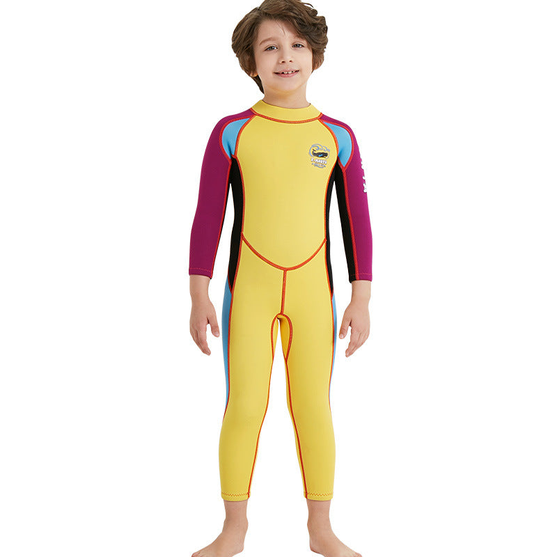 Men's One-Piece Long-Sleeved Wetsuit