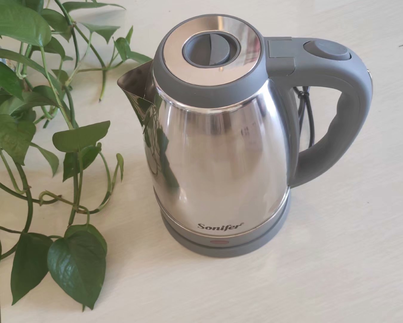 Accompanying Cup Transparent Blue Glass Kettle