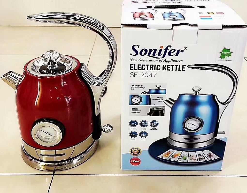 Accompanying Cup Transparent Blue Glass Kettle