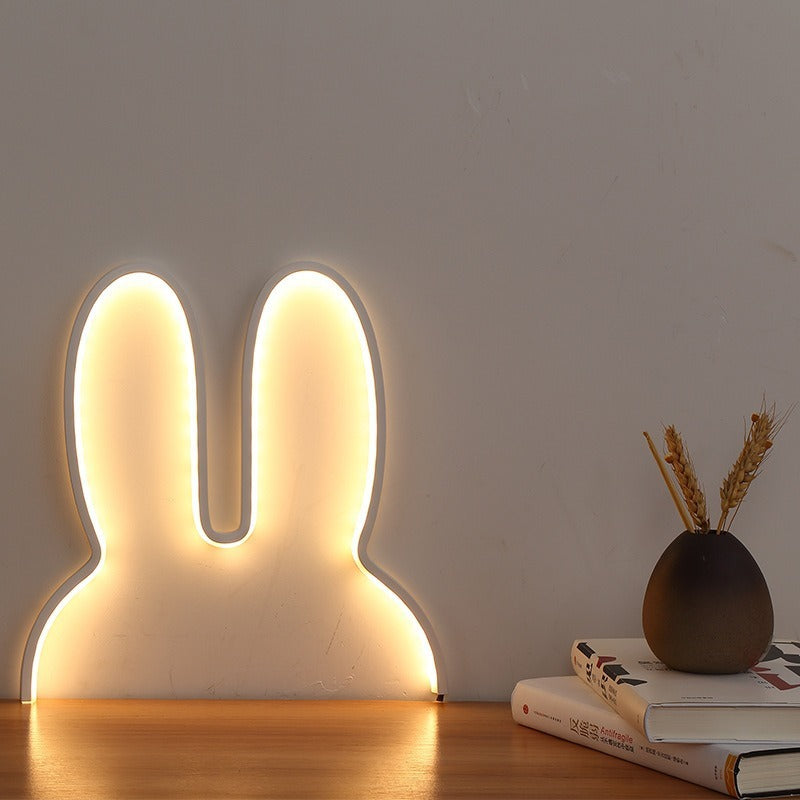 Children's Room Cute Cute Rabbit Net Red LED Wall Light Night Light