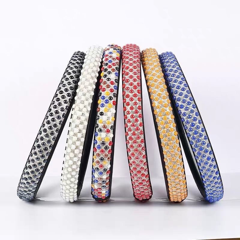 Creative Diamond Car Steering Wheel Set