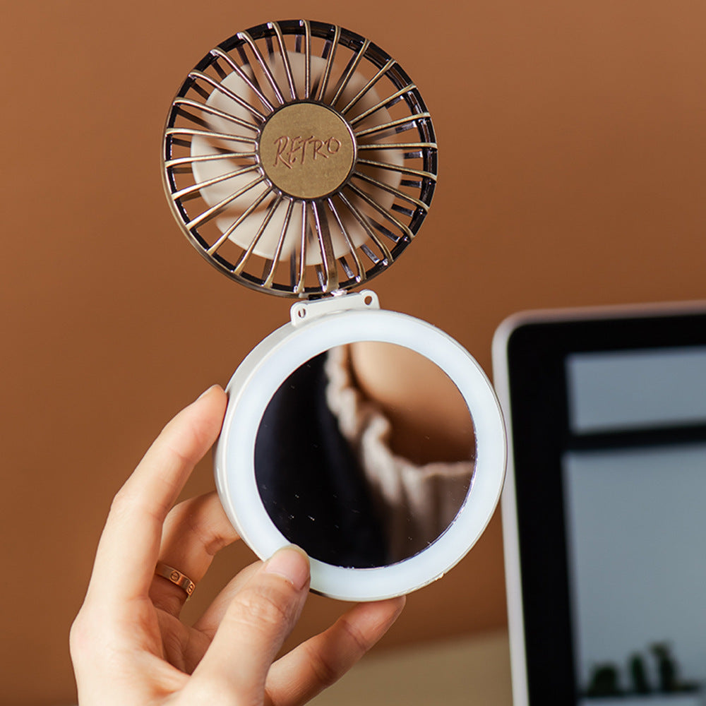 Retro Folding Mini Fan