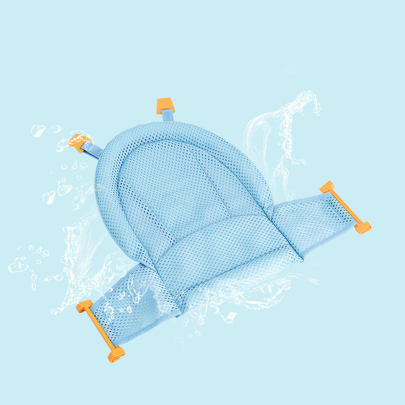 Filet de bain pour bébé en T, support de filet de bain pour nouveau-né, porte-bébé pour baignoire, étagère de bain pour bébé