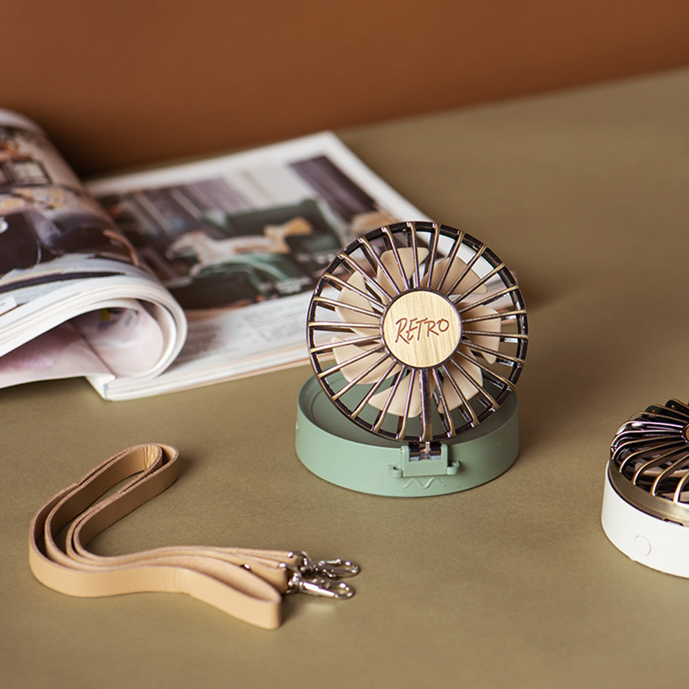 Retro Folding Mini Fan
