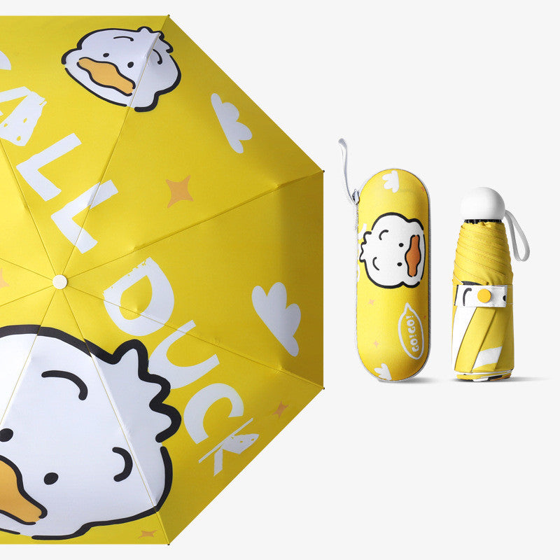 Sun Umbrella Female Sunscreen UV Protection Rain And Sun Dual-purpose