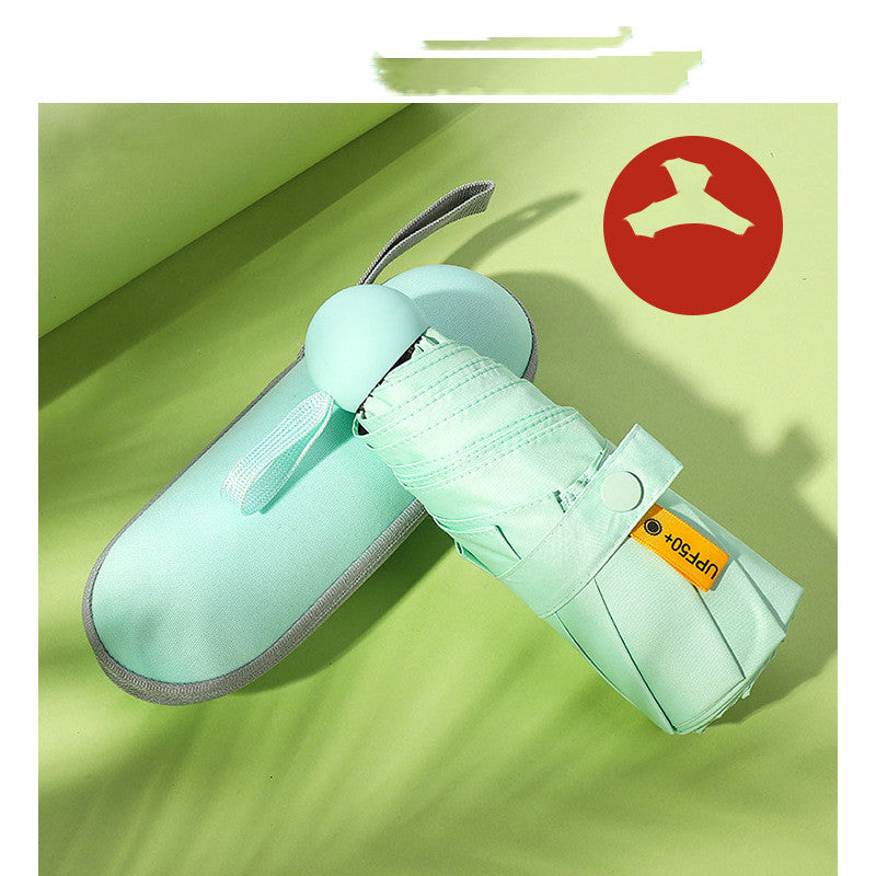 Sun Umbrella Female Sunscreen UV Protection Rain And Sun Dual-purpose