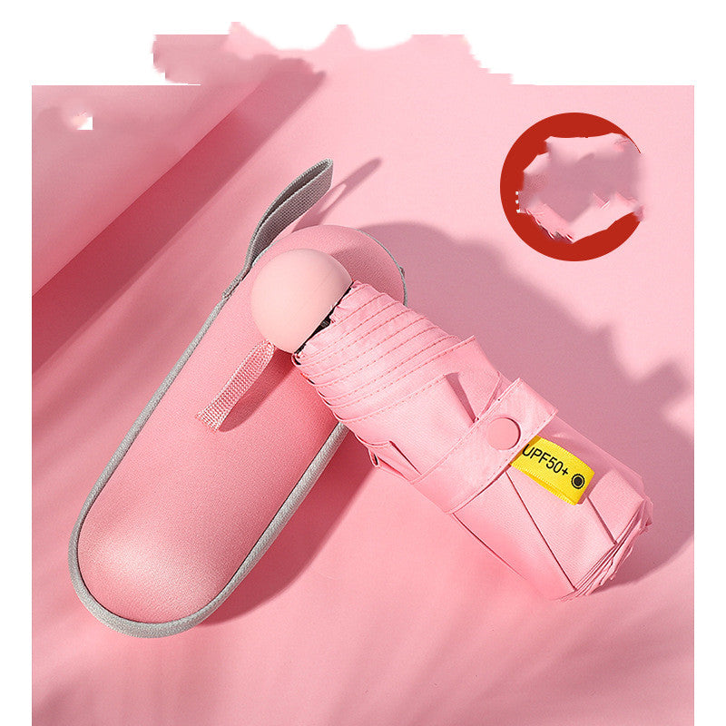 Sun Umbrella Female Sunscreen UV Protection Rain And Sun Dual-purpose