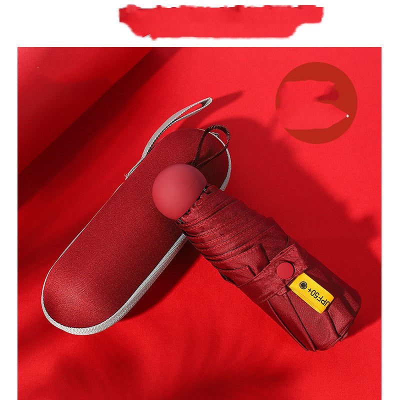 Sun Umbrella Female Sunscreen UV Protection Rain And Sun Dual-purpose