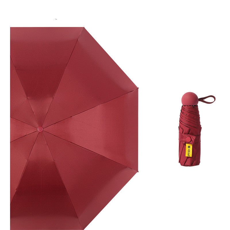 Sun Umbrella Female Sunscreen UV Protection Rain And Sun Dual-purpose