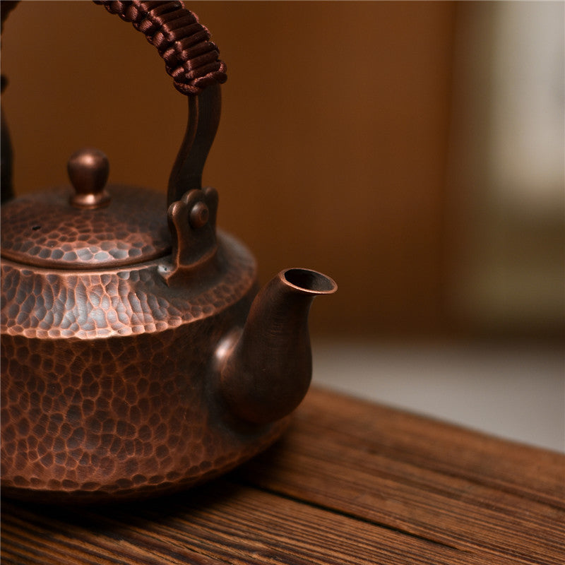Handmade Small Copper Teapot Pure Copper Teapot Tiliang Brewing Tea