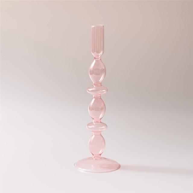 Candlelight Dinner Creative Glass Candle Holder Decoration