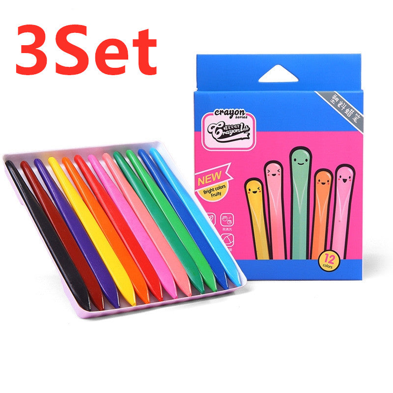 Crayons lavables triangulaires 36 couleurs