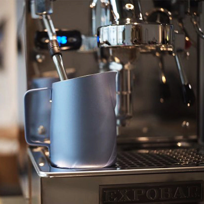 Espresso Parts 304 Stainless Steel Fancy Coffee Cup With Pointed Mouth And Inclined Mouth