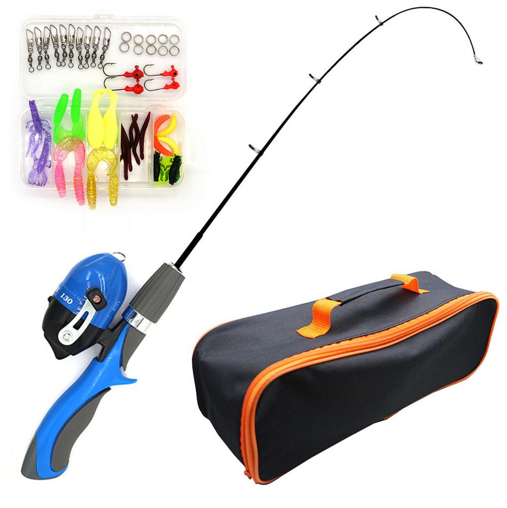 Ensemble poignée pistolet canne à pêche télescopique engins de pêche