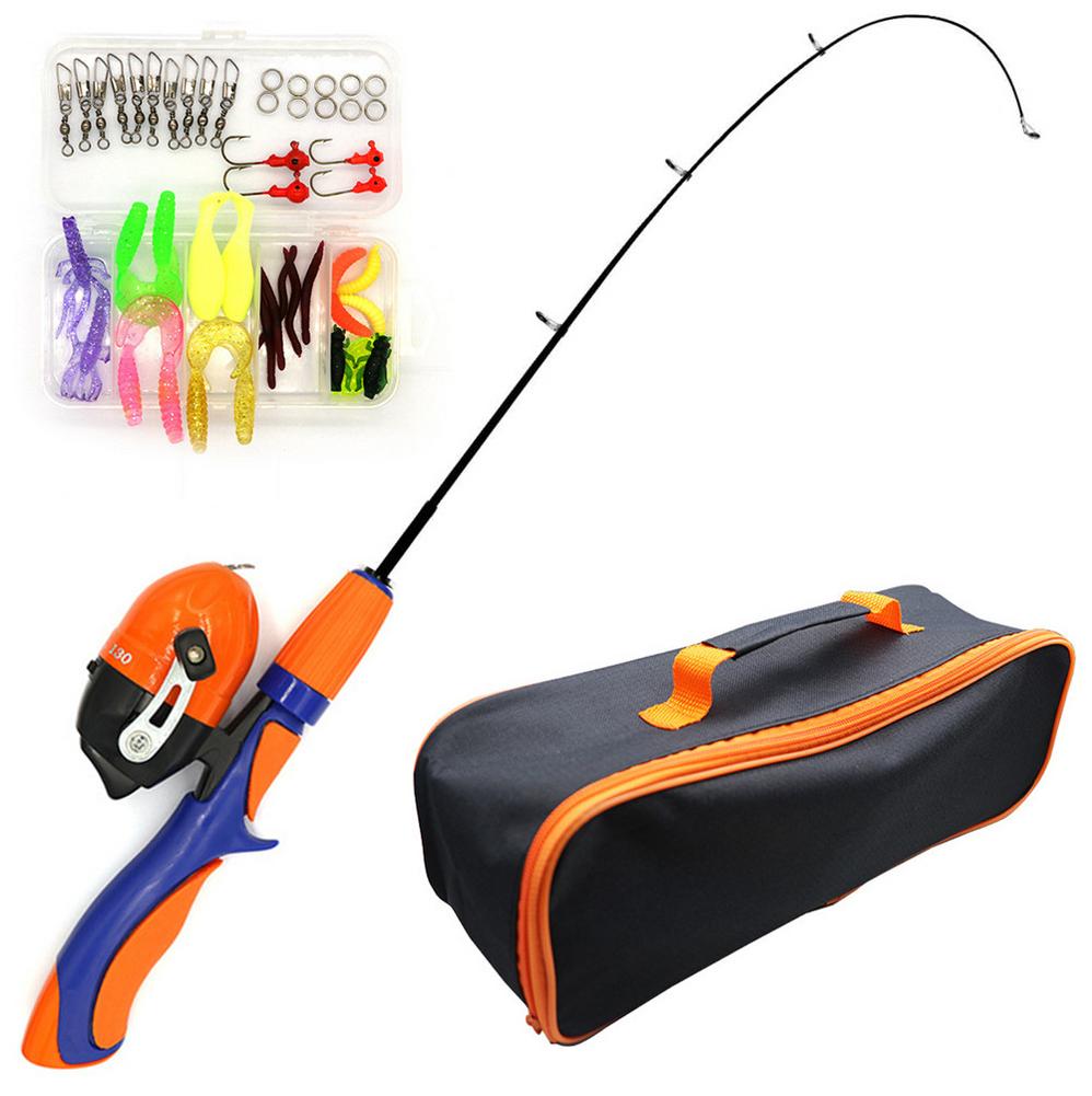 Ensemble poignée pistolet canne à pêche télescopique engins de pêche