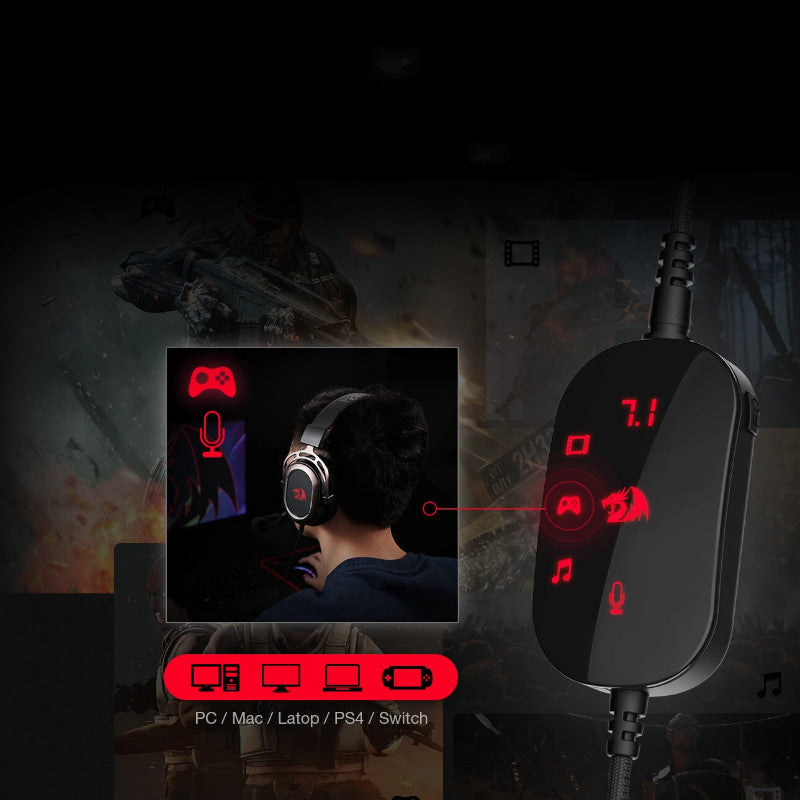 Casque gaming à réduction active du bruit
