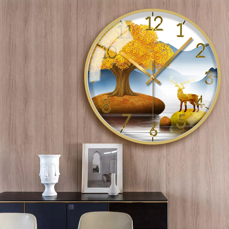 Quartz Clock With Narrow Side In Bedroom And Living Room