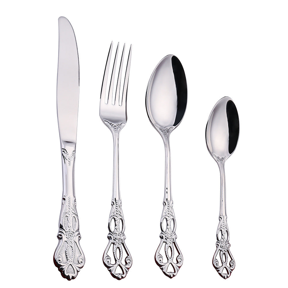 Stainless Steel Western Tableware Set