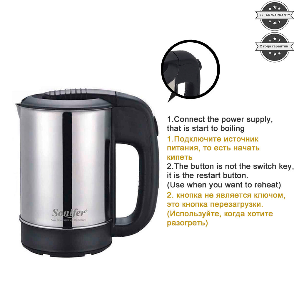 Machine à thé parfumée américaine Mini chauffe-eau électrique portable pour la santé, bouilloire de voyage, pot à lait, cafetière