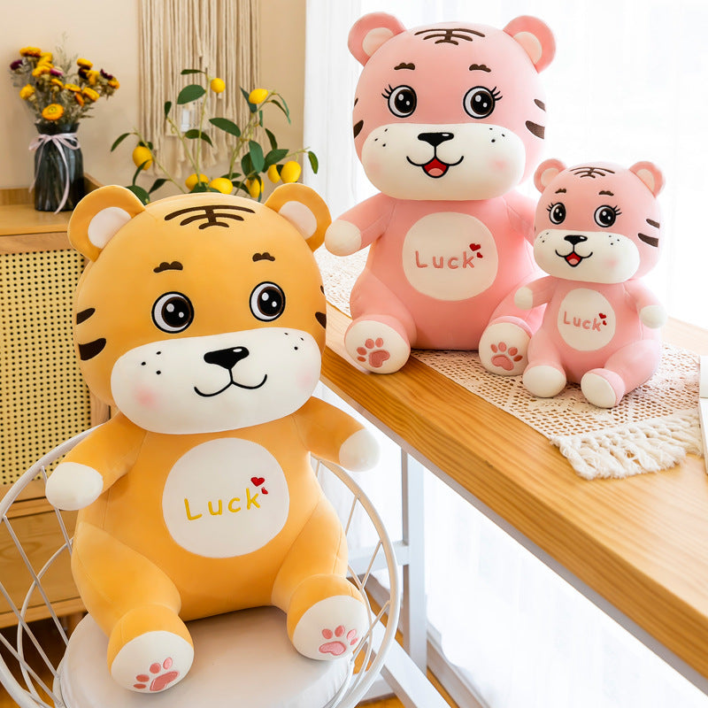 Lucky Tiger Doll Tiger Pillow Children's Plush Toys
